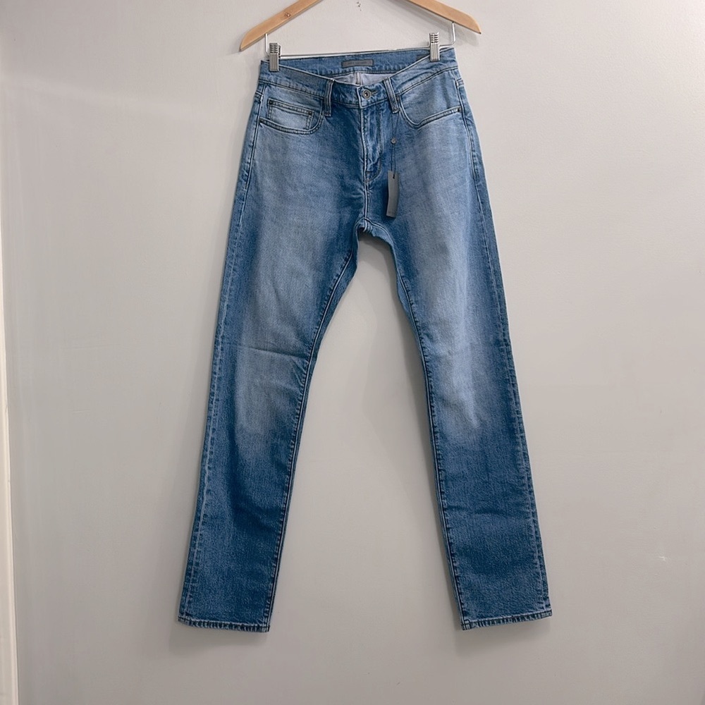 John Varvatos Men's Jv 701 Regular Fit Slim-Straight Jeans - Picture 4 of 13